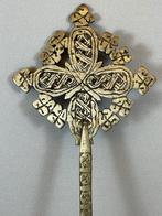 Ethiopian Coptic priest hand Cross - Ethiopia. (Zonder, Antiek en Kunst