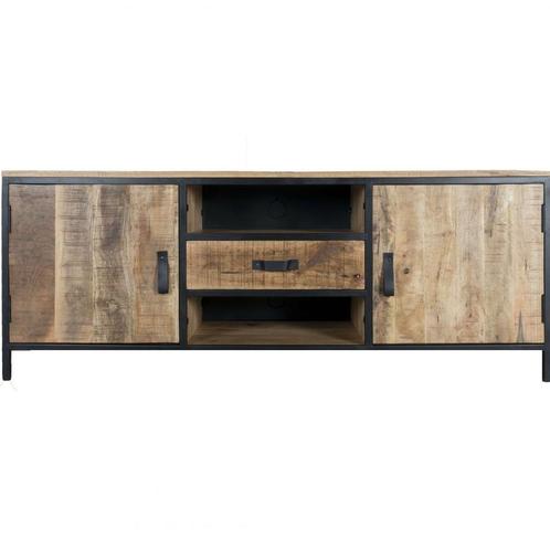 TV Dressoir Luuk Hout 160 cm, Huis en Inrichting, Kasten | Overige, Nieuw, Verzenden