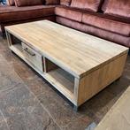 Salontafel Accardi - Met lade - Grey wash - Weber, 100 tot 150 cm, Nieuw, Rechthoekig, 50 tot 100 cm