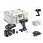 Festool Boor/Schroefmachine T 18+3 Incl. 2 Accus en Lader |, Ophalen of Verzenden, Nieuw