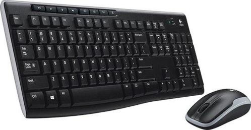Draadloos Toetsenbord en Muis - Qwerty Logitech MK270, Computers en Software, Toetsenborden, Nieuw, Verzenden