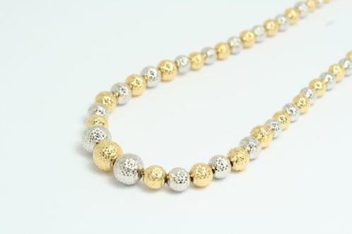 Halsketting - 18 karaat Geel goud, Witgoud - Gouden ketting, Sieraden, Tassen en Uiterlijk, Kettingen