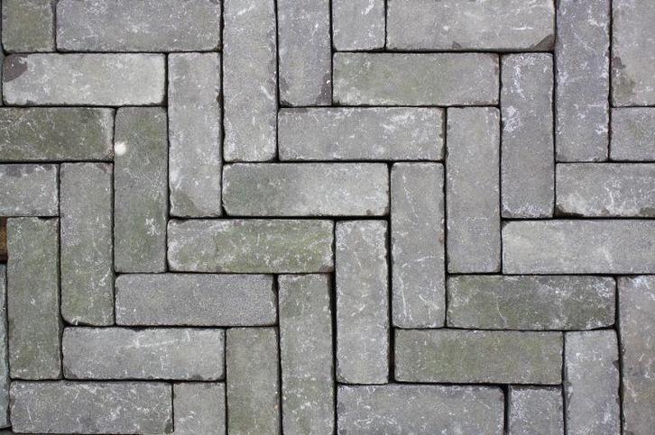 Oude gebakken Langformaten Luik (Op pallets), Tuin en Terras, Tegels en Klinkers, Keramiek, Ophalen of Verzenden