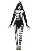 Vrouwelijke Pierrot kostuum Halloween, Kleding | Heren, Carnavalskleding en Feestkleding, Nieuw, Ophalen of Verzenden