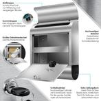 KESSER® RVS Brievenbus  - Wandbrievenbus - Krantenvak - Zilv, Verzenden, Nieuw