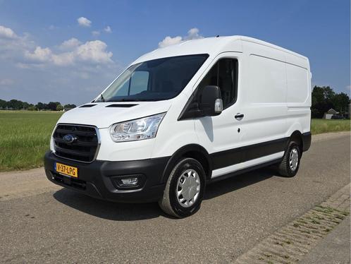 Ford Transit 350 2.0 TDCI L2 H2, Auto's, Ford, Onderhoudsboekje, Lease, Zwart, Handgeschakeld, Overige carrosserieën, Wit, Financial lease