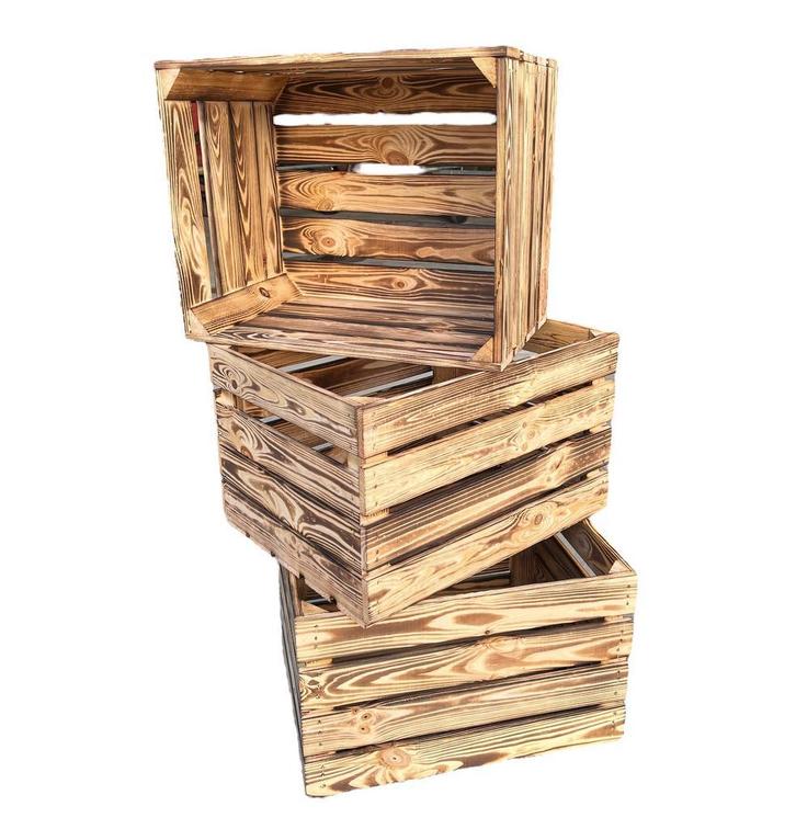 Nieuwe fruitkisten - meubelkisten.  Zeer stevige kisten., Huis en Inrichting, Woonaccessoires | Kisten, 50 tot 100 cm, Nieuw, Minder dan 50 cm