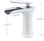 Enkele Hendel Badkamerkraan Waterval Messing Zilver, Huis en Inrichting, Verzenden, Nieuw