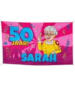 Gevelvlag Sarah Cartoon (90x150cm), Kleding | Dames, Carnavalskleding en Feestkleding, Nieuw, Ophalen of Verzenden