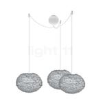 Umage Eos Cannonball Hanglamp 3-lichts, lampenkap grijs/kabe, Huis en Inrichting, Verzenden, Nieuw