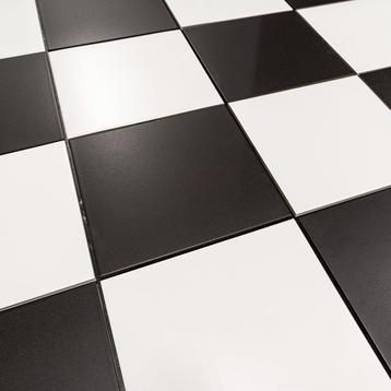 Dambord vloertegels zwart wit 20x20 | keramische schaakbord beschikbaar voor biedingen