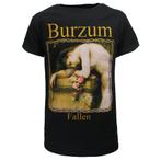 Burzum Fallen Album Cover T-Shirt Zwart - Officiële, Verzenden, Nieuw