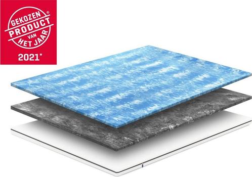 De Emma Flip Topper - 160x200 cm - Twee Hardheden, Huis en Inrichting, Slaapkamer | Matrassen en Bedbodems, 160 cm, 200 cm, Tweepersoons