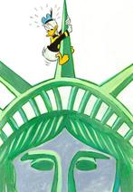 Tony Fernandez - Donald Duck Embracing the Statue of Liberty, Nieuw