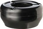 Asbak Zwart Rond | Stapelbaar | Ø12x4,3cm, Verzenden, Nieuw in verpakking