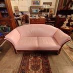 Sofa - Leder - ROZE LEEREN BANK, Nieuw