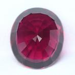 Rood Rhodoliet - 6.31 ct - International Gemological, Nieuw