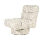 Fauteuil Eleonora FENNA Beige *NIEUW* 96435, Nieuw, 75 tot 100 cm, Ophalen of Verzenden, Soft Modern Design