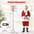 2dekans | Coast Verlichte Kerstlichtkolom 185 cm –, Diversen, Ophalen of Verzenden, Zo goed als nieuw