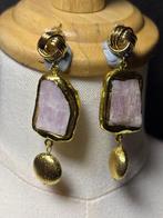 Roze kunziet-oorbellen van AAA-kwaliteit - Armband