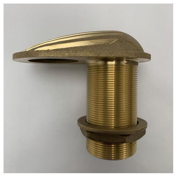 Bieden: Tru-Hull Brass Water Inlet | Scoop 2 Inch Type 7071, Watersport en Boten, Bootonderdelen, Kombuis en Sanitair, Nieuw, Zeilboot of Motorboot