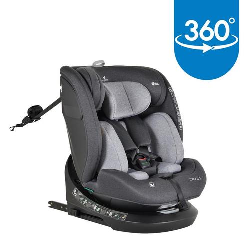Cangaroo Draco Grey 40-150 cm 360° i-Size Autostoel 110930, Kinderen en Baby's, Autostoeltjes, Nieuw, Isofix, 15 t/m 36 kg, Verzenden