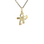 Gouden vintage schorpioen hanger met diamant 14 krt, Ophalen of Verzenden, Nieuw