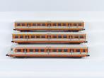 Minitrix N - 3143/3142 - Modeltrein personenwagen (3) - 3x, Hobby en Vrije tijd, Modeltreinen | N-Spoor, Nieuw