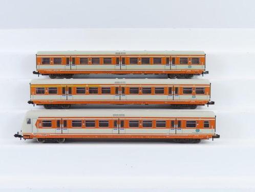 Minitrix N - 3143/3142 - Modeltrein personenwagen (3) - 3x, Hobby en Vrije tijd, Modeltreinen | N-Spoor