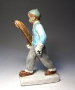 Margit Izsépy - sculptuur, Art Deco Skiing boy Sculpture -, Antiek en Kunst