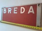 Spoorplaat Breda trein - Plaque - Metaal