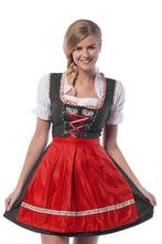 Dirndl Jurk Oktoberfest Rood 3 delig, Verzenden, Nieuw