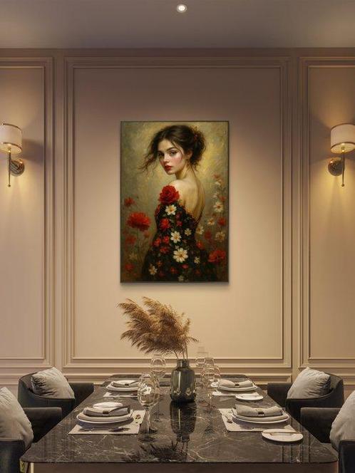 yamila velazquez - Eterna primavera” XL (Sin reserva), Antiek en Kunst, Kunst | Schilderijen | Modern