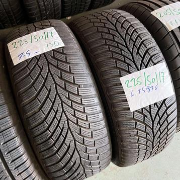 2 x Continental Winter TS870 225-50-17 Winterbanden 7,5mm beschikbaar voor biedingen