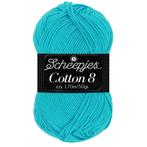 Scheepjes Cotton 8 - 712 donkerturquoise - Katoen Garen, Ophalen of Verzenden, Nieuw