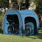 vidaXL Fietstent met dak met opslag Blauw 218 x 156 x 180 cm, Verzenden, Nieuw