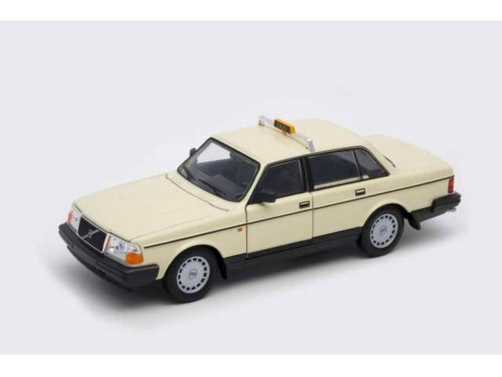 GSDCCwel 00024102tx-w 1/24 1986 Volvo 240 GL Taxi Germany..., Hobby en Vrije tijd, Modelbouw | Figuren en Diorama's, Nieuw, Ophalen of Verzenden