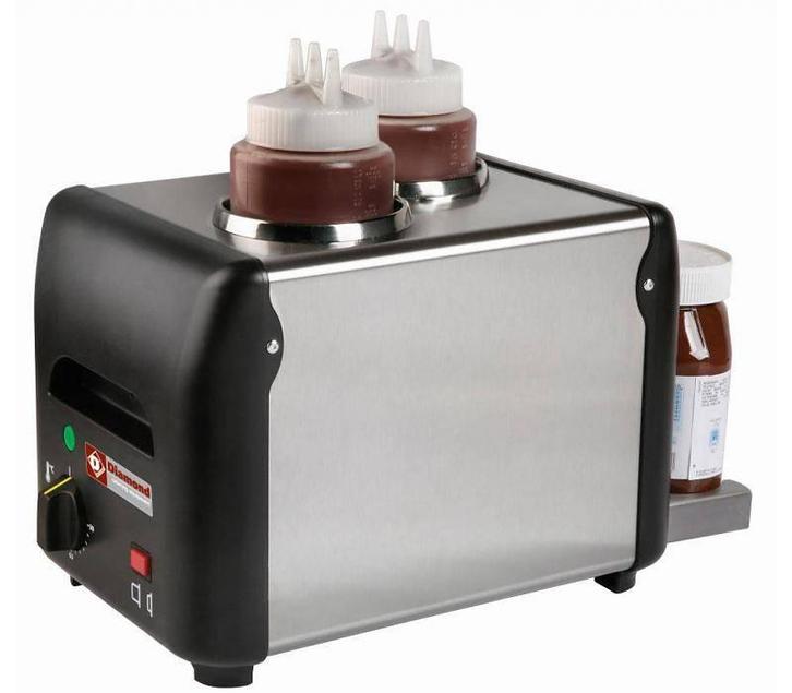 Chocolade saus verwarmer 2 Flessen | 2 x 1 liter, Zakelijke goederen, Horeca | Keukenapparatuur, Verzenden