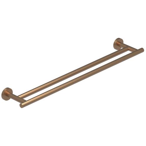 Handdoekrek IVY Dubbel Wandmodel 60 cm Geborsteld Mat Koper, Doe-het-zelf en Verbouw, Sanitair, Bad, Nieuw, Ophalen of Verzenden