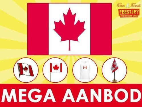 Canadese vlaggen - Vlag Canada binnen 24 uur geleverd, Diversen, Vlaggen en Wimpels, Nieuw, Ophalen of Verzenden