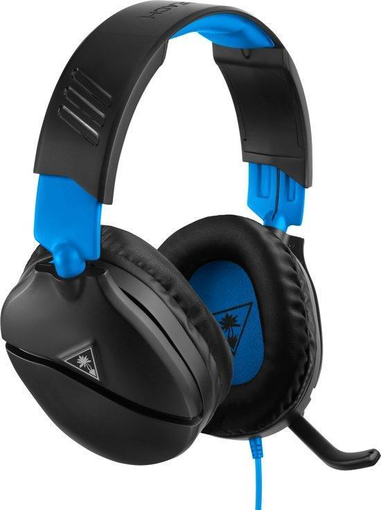 Turtle Beach Recon 70P Headset - Zwart/Blauw PS4, Spelcomputers en Games, Spelcomputers | Sony PlayStation Consoles | Accessoires