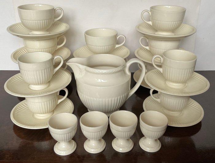 Wedgwood - Kop en schotel (27) - Serviesdelen - Edme Plain -, Antiek en Kunst, Antiek | Meubels | Tafels
