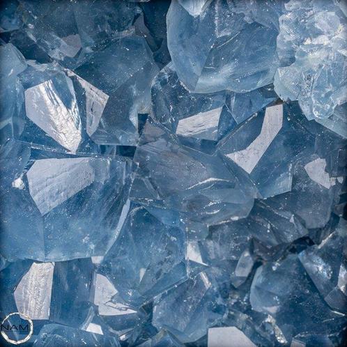 Natuurlijke Celestiet Druzen/vrije vorm- 7016.12 g, Verzamelen, Dierenverzamelingen