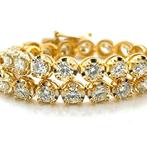 7.05 CRT E VVS1 10.96 GR - Armband Geel goud Diamant