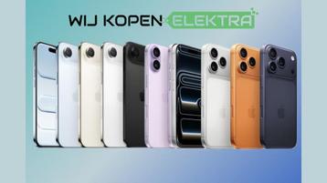GEZOCHT: iPhone 17 / iPhone 17 Pro / iPhone 16 / iPhone 15 beschikbaar voor biedingen