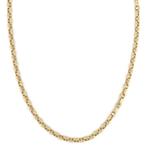 Handmade - Halsketting - 3.7 g - 18 karaat Witgoud, Geel, Sieraden, Tassen en Uiterlijk, Kettingen, Nieuw