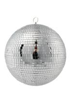 Discobal met motor Ø 30 cm Middelgroot Discobol Zilver Spieg, Ophalen of Verzenden, Nieuw, Feestartikel, Carnaval