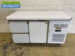 RVS Koelwerkbank 2 laden en 1 deur 136 cm 230V Horeca, Ophalen of Verzenden, Nieuw in verpakking