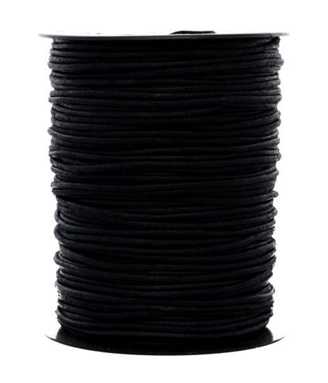 Waskoord 2.0 mm. zwart waxkoord - per 10 meter, Sieraden, Tassen en Uiterlijk, Kettingen, Nieuw, Verzenden