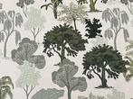 Elegante natuurlijke stof: katoenen meubelstof met exotisch